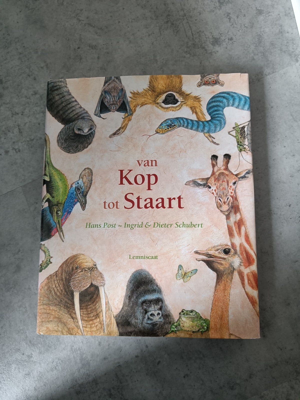 Van Kop tot Staart - Hans Post, Ingrid & Dieter Schubert, Ophalen of Verzenden, Zo goed als nieuw, Natuur algemeen, Hans Post, Ingrid & Dieter Schubert
