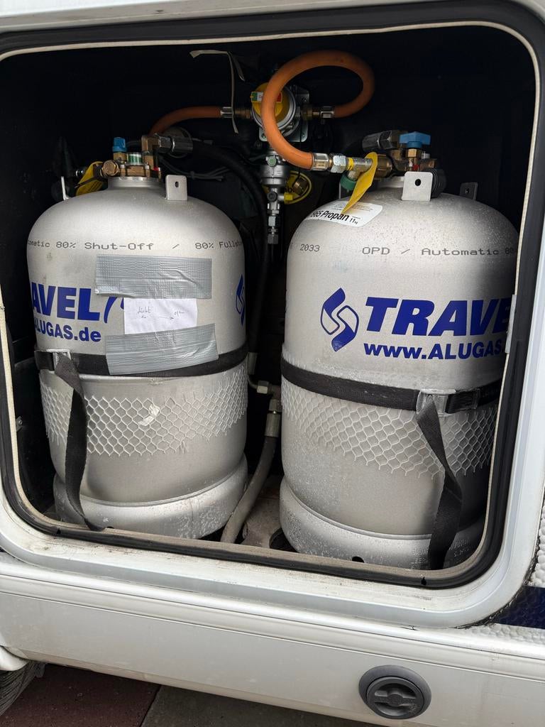 Complete LPG gasflessen installatie Alugas Travel camper, Ophalen, Gebruikt
