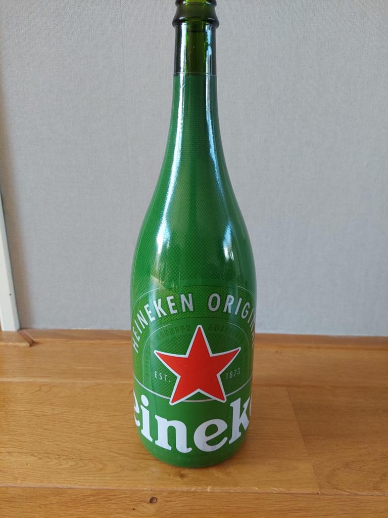 Grote fles van Heineken 1,5 liter IZGST, Ophalen of Verzenden, Zo goed als nieuw, Verpakking