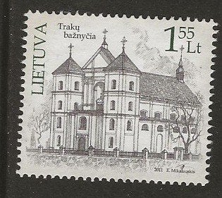 Litouwen 72, kerk, Verzenden, Overige landen, Gestempeld