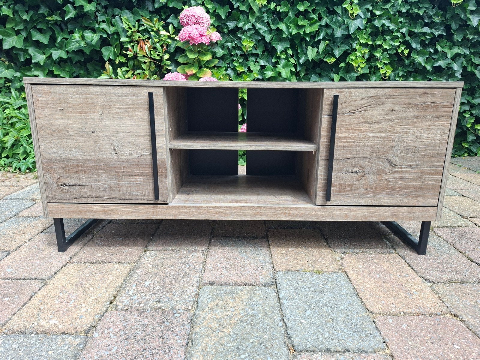TV-meubel met verstelbare plankjes - 117x40x52 cm, Ophalen, 100 tot 150 cm, Zo goed als nieuw, Minder dan 100 cm