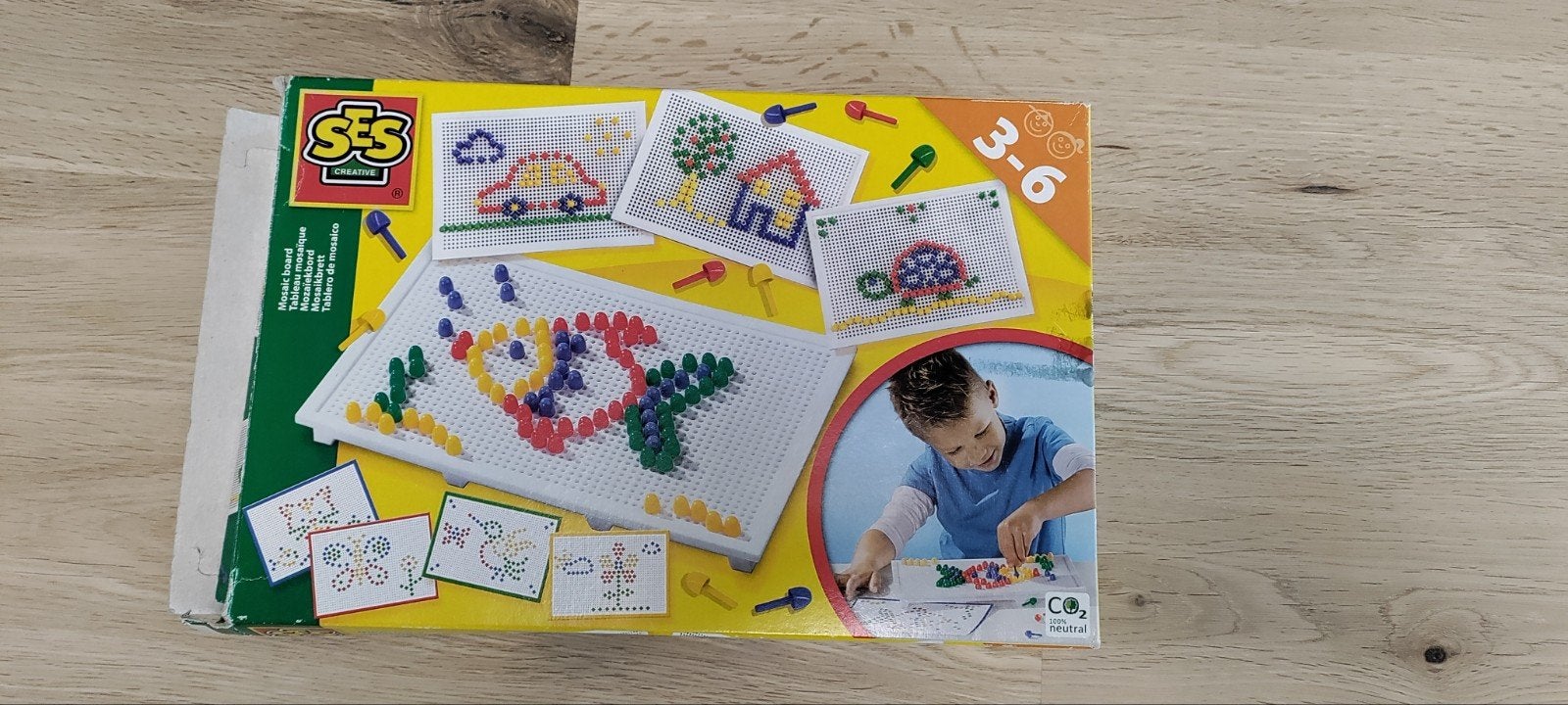 SES Creative Mozaïekbord, Kinderen en Baby's, Speelgoed | Educatief en Creatief, Ophalen of Verzenden, Gebruikt, Bouwen
