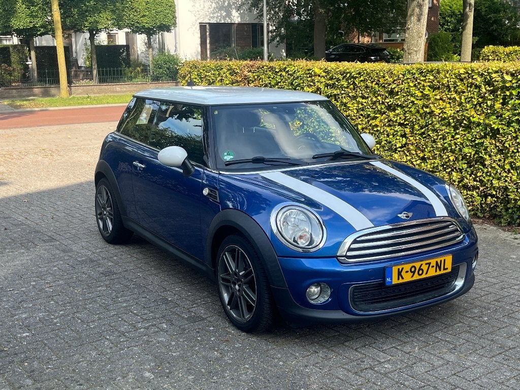 MINI 1.6 Cooper R56 2012 Blauw, Auto's, Voorwielaandrijving, Euro 5, Stof, 40 €/maand