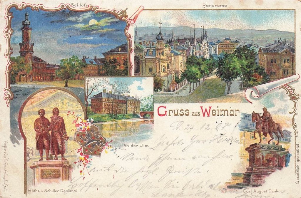 702-357-023 Weimar, Verzenden, Voor 1920, Duitsland