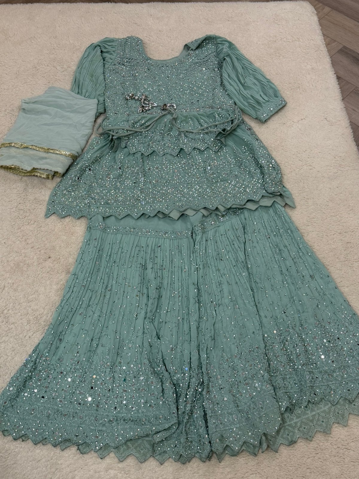 Indiase kleding, Kleding | Dames, Maat 38/40 (M), Ophalen of Verzenden, Zo goed als nieuw, Onder de knie