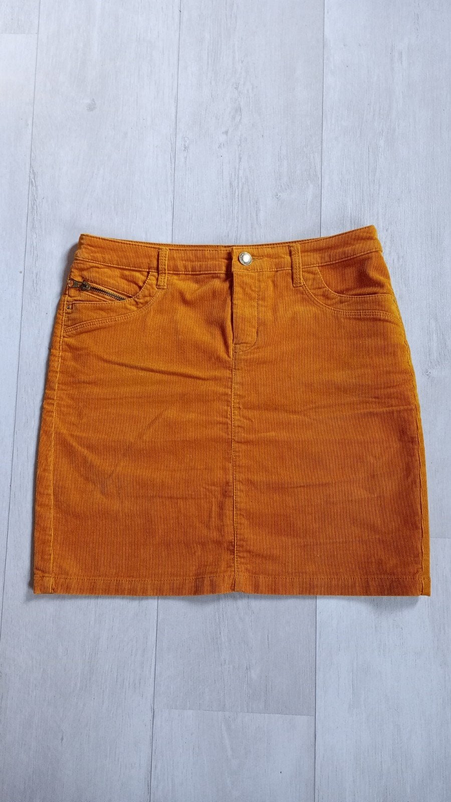 Okergele ribfluwelen rok - Maat 38, Kleding | Dames, Maat 38/40 (M), Yessica, Geel, Ophalen of Verzenden
