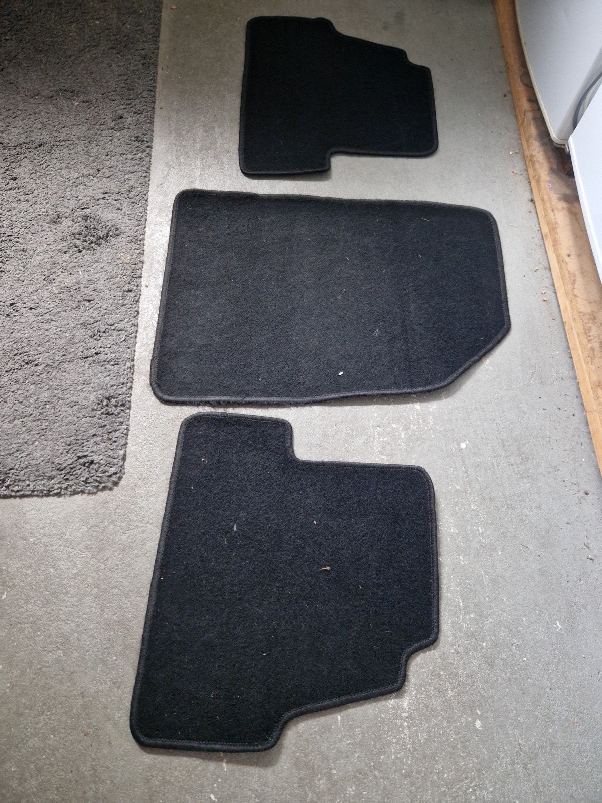 Zwarte automatten - set van 3, Ophalen, Nieuw