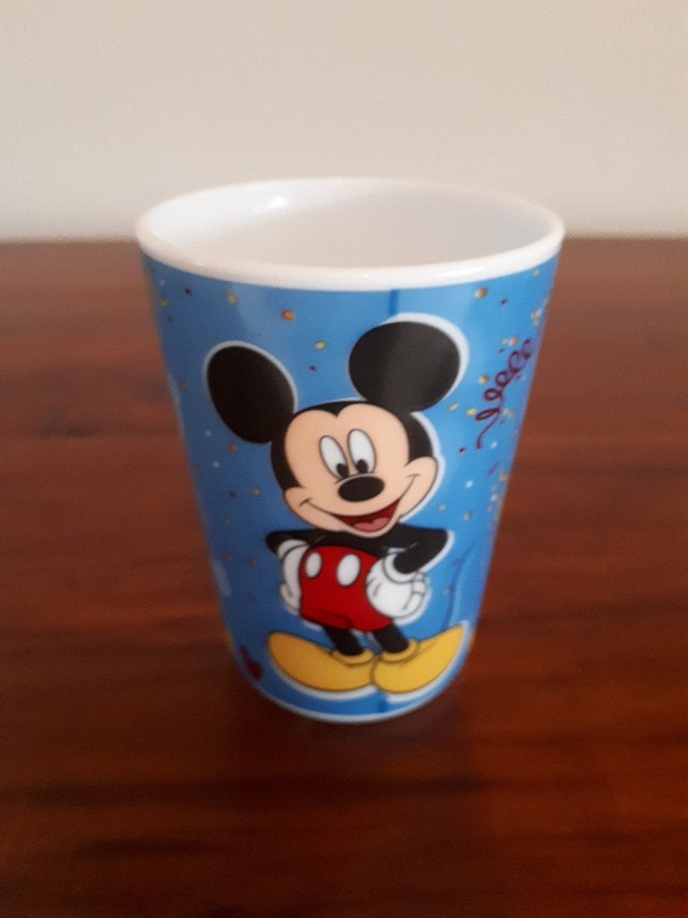 Kleine “Mickey Mouse” drinkbeker, origineel Disney, Ophalen of Verzenden, Mickey Mouse, Zo goed als nieuw, Servies