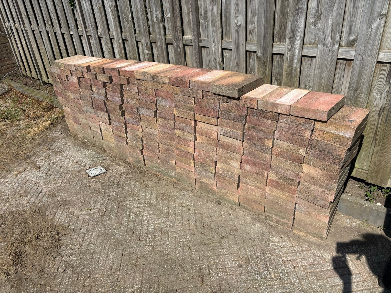 Gratis Tegels, Tuin en Terras, Ophalen, Gebruikt, Klinkers, 10 m² of meer