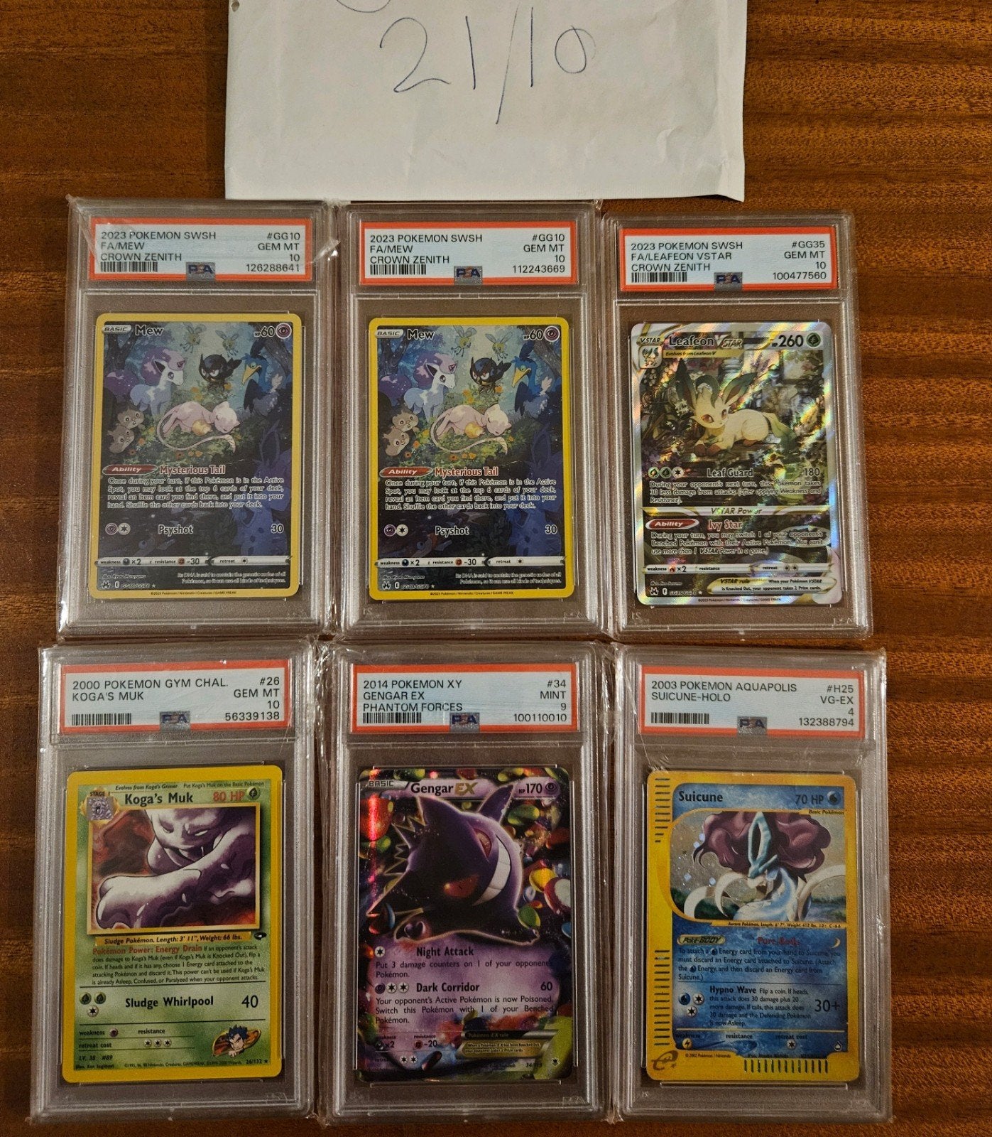 Zeldzame Pokémon kaarten - PSA gegradeerd, Ophalen of Verzenden, Zo goed als nieuw, Meerdere kaarten