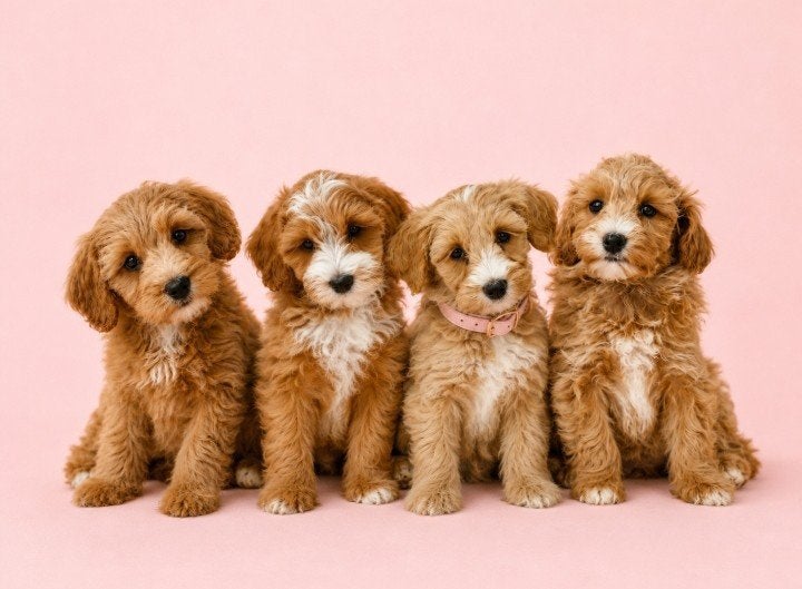 Echte knuffelbeer labradoodle s, Dieren en Toebehoren, Parvo, Overige rassen, 8 tot 15 weken, Meerdere