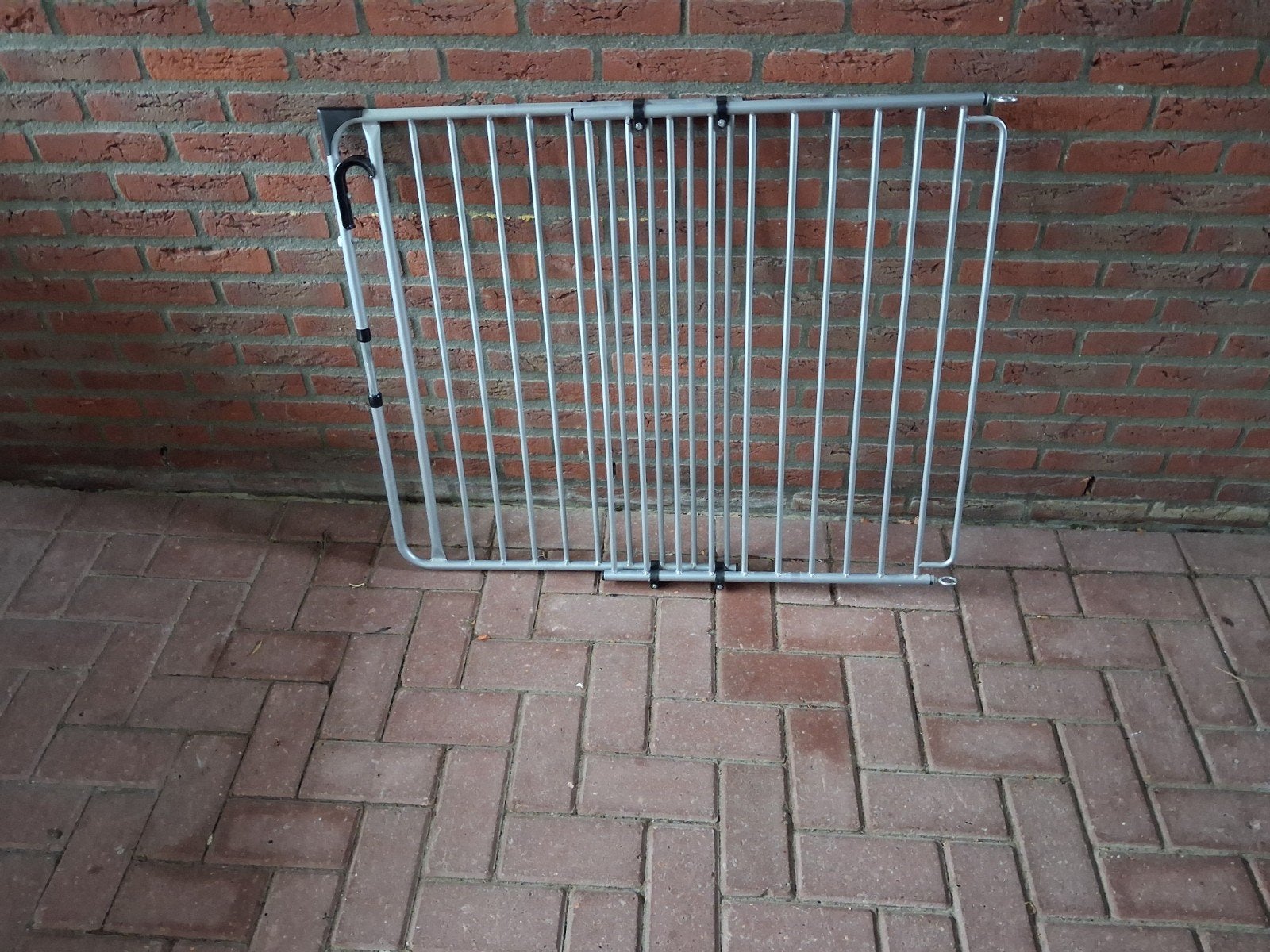 verstelbaar traphekje, Ophalen, Gebruikt, Metaal of IJzer, 100 tot 115 cm
