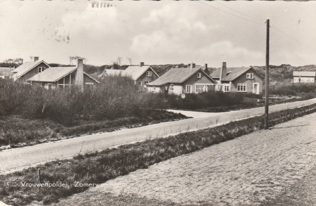 vrouwenpolder- zomerwoningen, Ophalen of Verzenden, 1940 tot 1960, Friesland