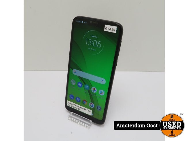 Motorola Moto G7 Power 64GB Dual Black | in Prima Staat, Motorola, Zo goed als nieuw, Support@motorola.com, 222 W. Merchandise Mart Plaza
Suite 1800
Chicago, IL 60654
United States