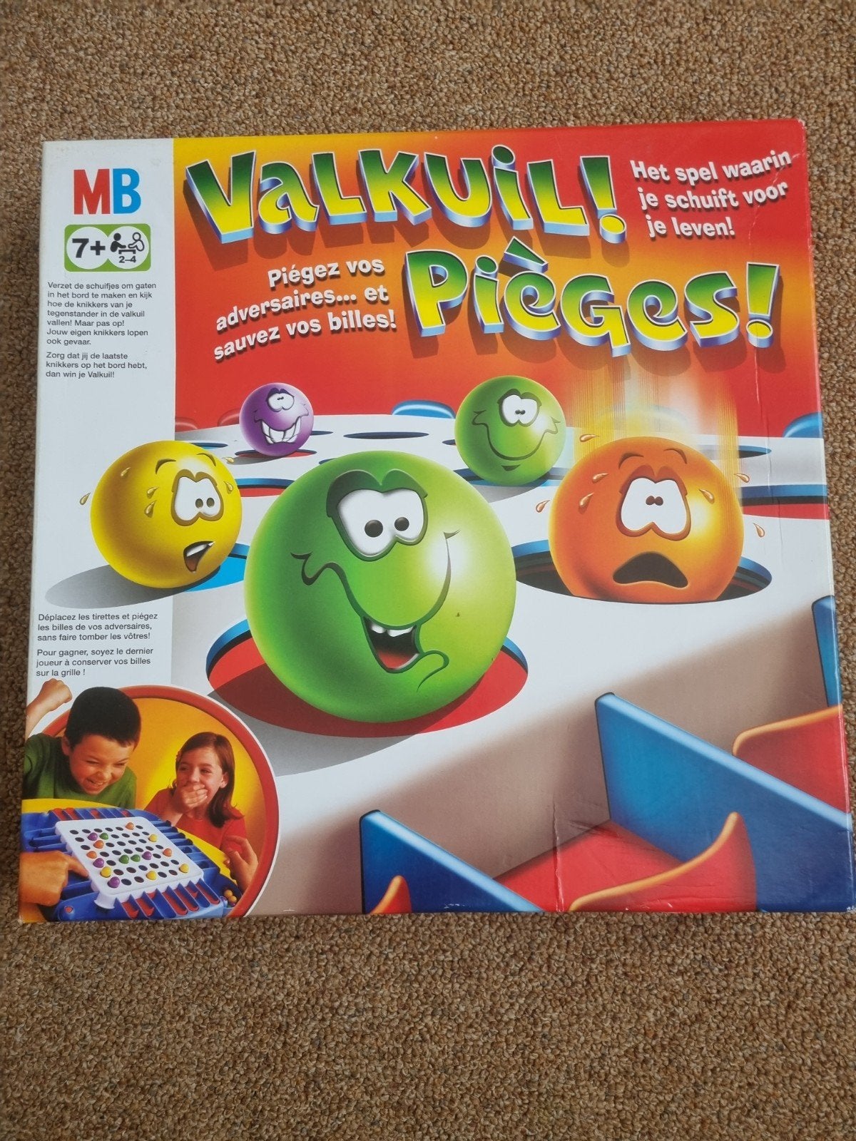 Valkuil! Bordspel, Een of twee spelers, Ophalen of Verzenden, Zo goed als nieuw, MB Spellen