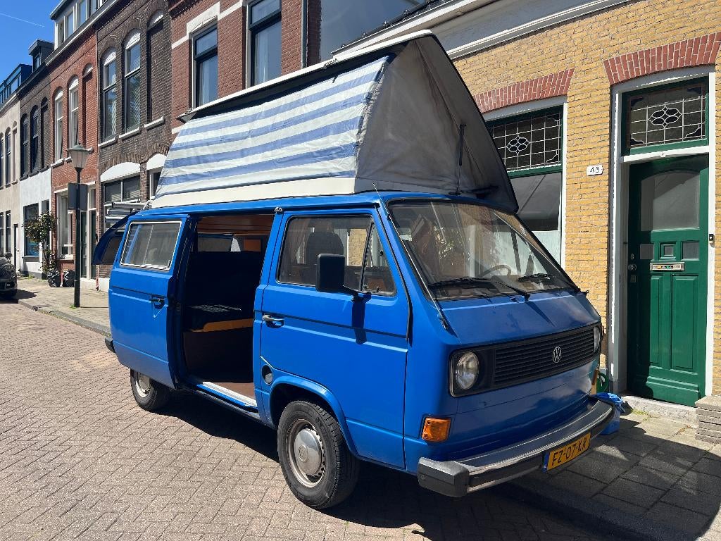 Volkswagen T3 Camper 1980, Caravans en Kamperen, Campers, Buscamper of Camperbus, Volkswagen, Handgeschakeld, Particulier
