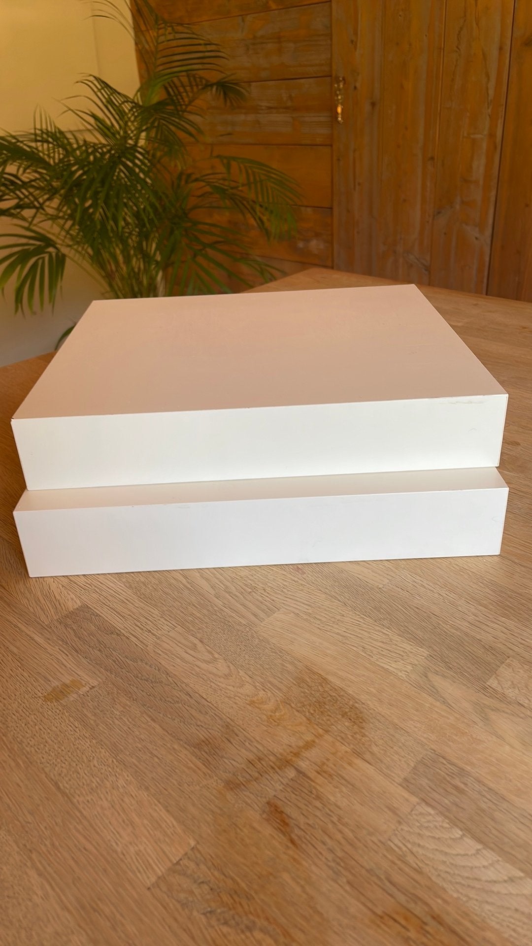 2 Lack plankjes Ikea., Huis en Inrichting, Ophalen, Gebruikt
