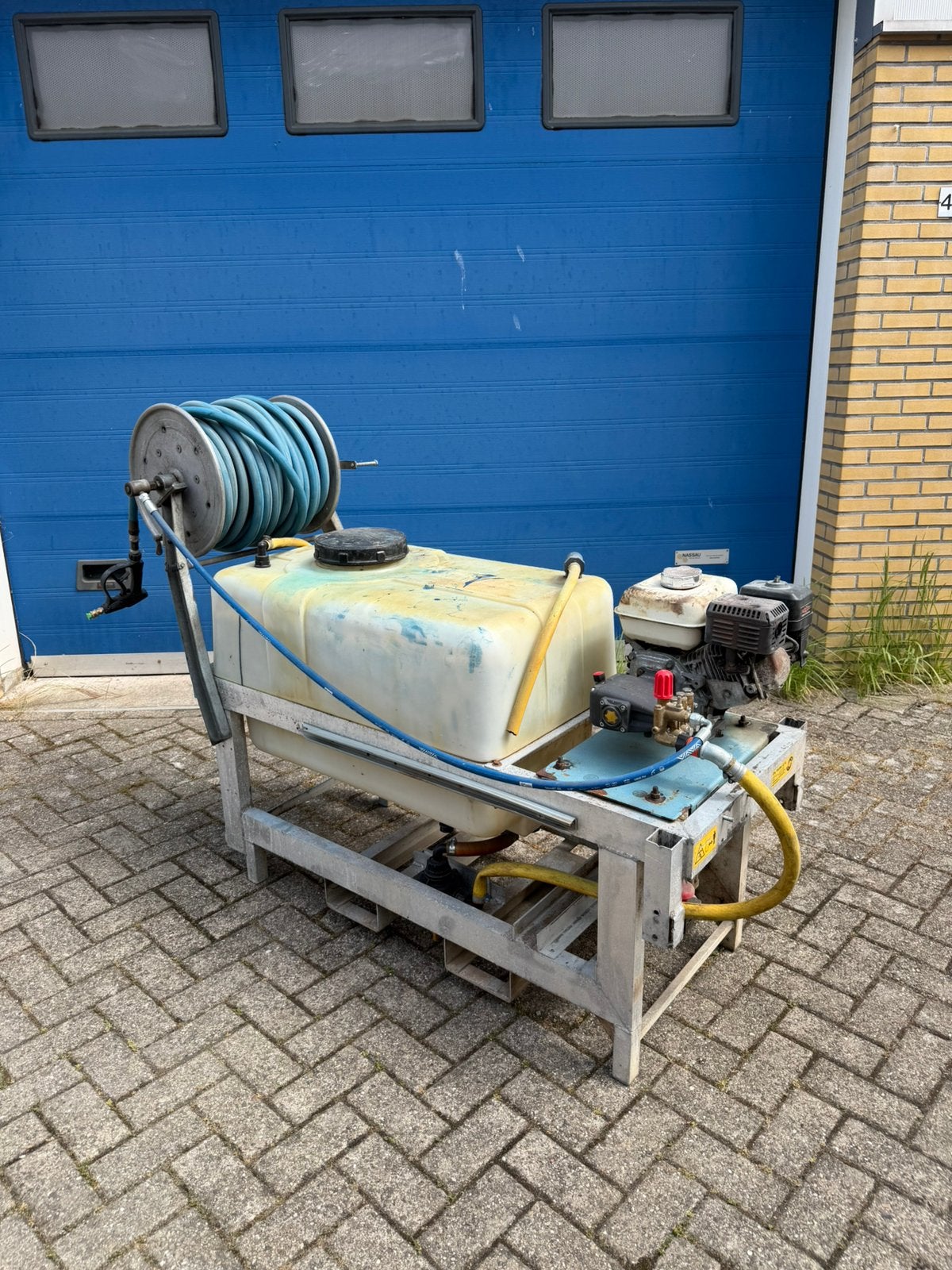 Mobiele hogedrukreiniger op benzine, Ophalen of Verzenden, Zo goed als nieuw, Benzine