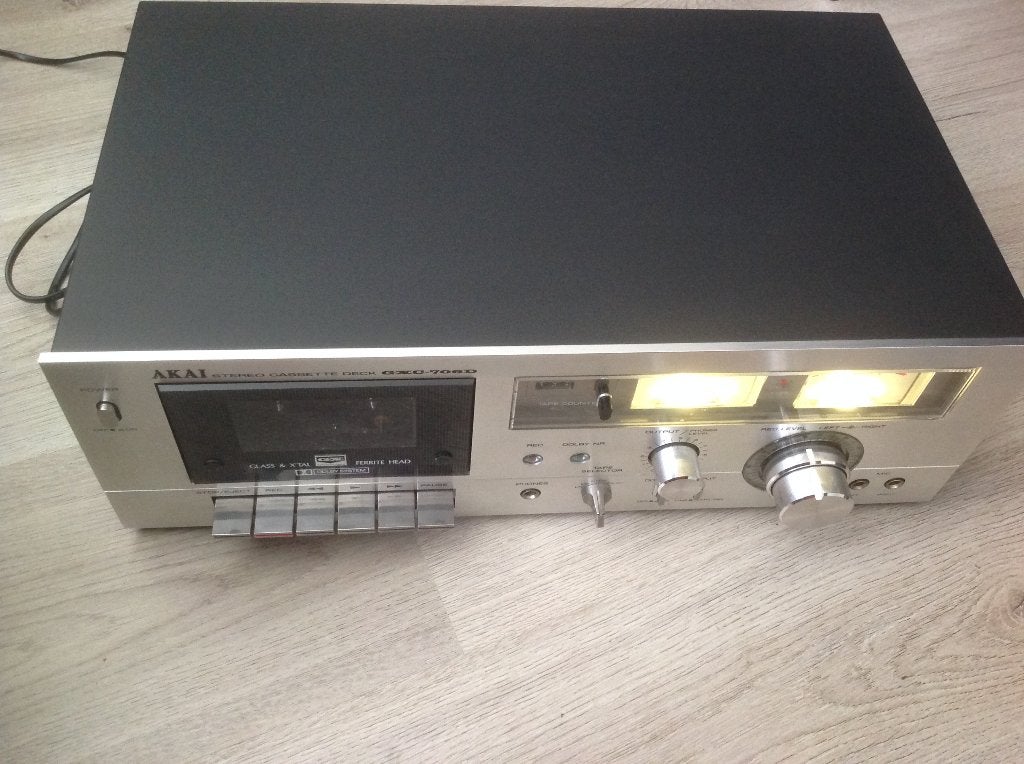 Akai GXC-706D Stereo Cassette Deck (1978-80), Ophalen of Verzenden, Enkel, Akai, Tiptoetsen