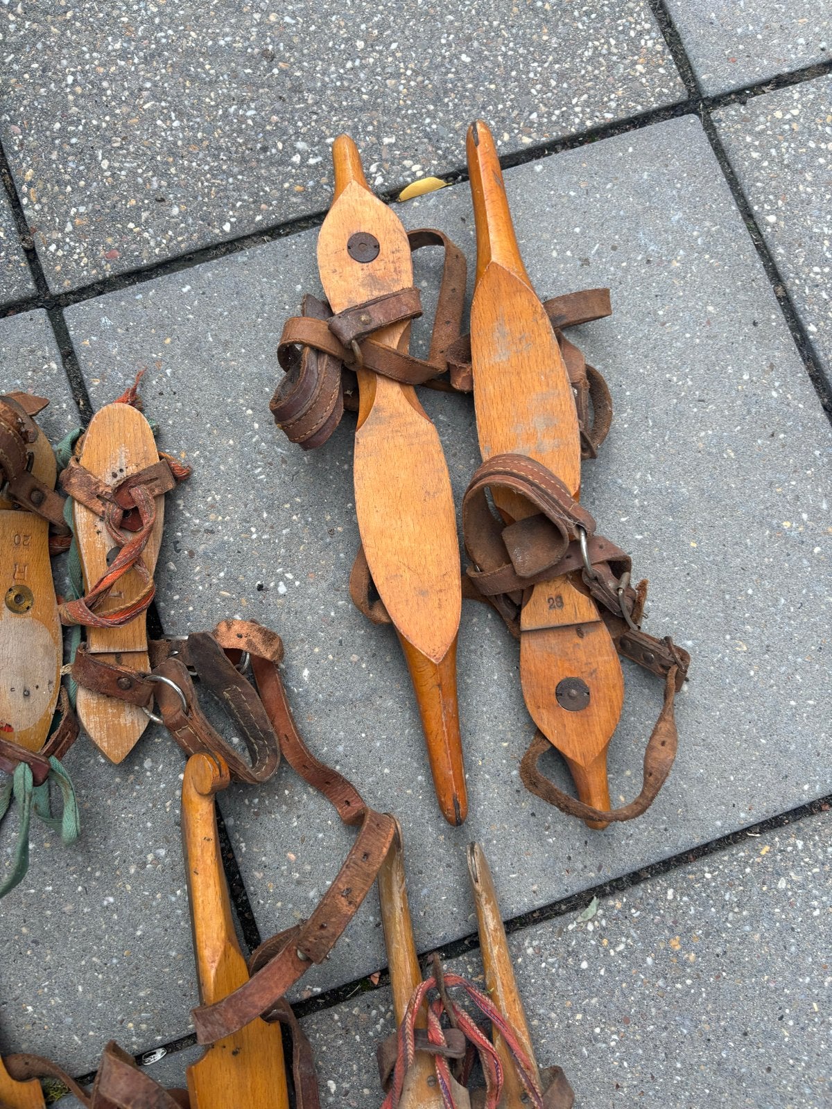 Oude houten schaatsen - Friese doorlopers, Verzenden, Gebruikt, Friese doorlopers, Overige merken