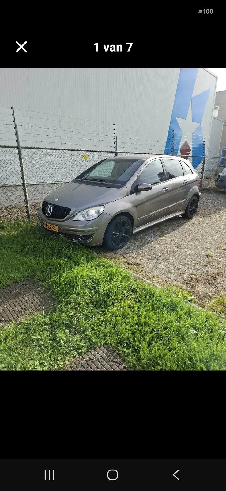 Mercedes-Benz B-Klasse 2.0 B200 Turbo 5DRS CVT 2006 Grijs, Auto's, 4 cilinders, 400 kg, Particulier, 193 pk