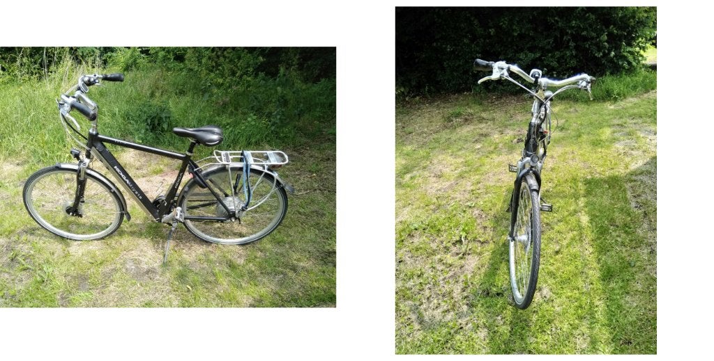 KOGA MIYATA. Tesla. Herenfiets. Elektrisch. €100,-., Gebruikt, Velgrem, Versnellingen, 53 tot 57 cm