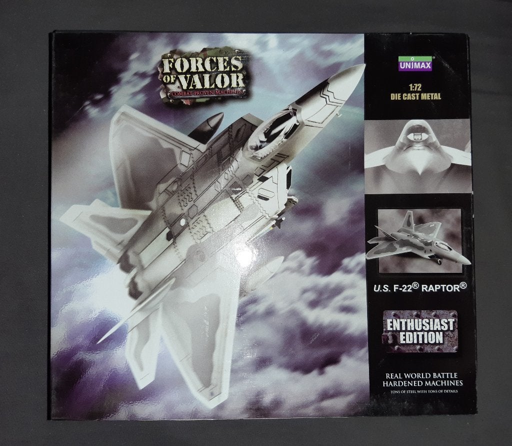 Forces of Valor 85070 1:72 F-22A Raptor USAF, Verzenden, Nieuw, Schaalmodel
