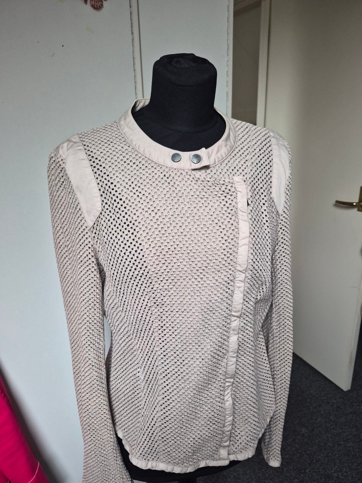 Marc Cain vest jasje, maat M, zo goed als nieuw, Kleding | Dames, Maat 38/40 (M), Marc Cain, Verzenden, Beige