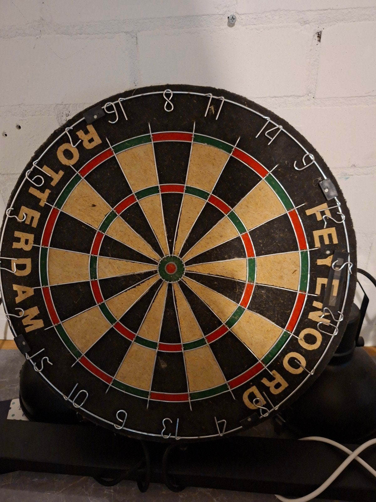Feyenoord dartbord - Rotterdam, Ophalen