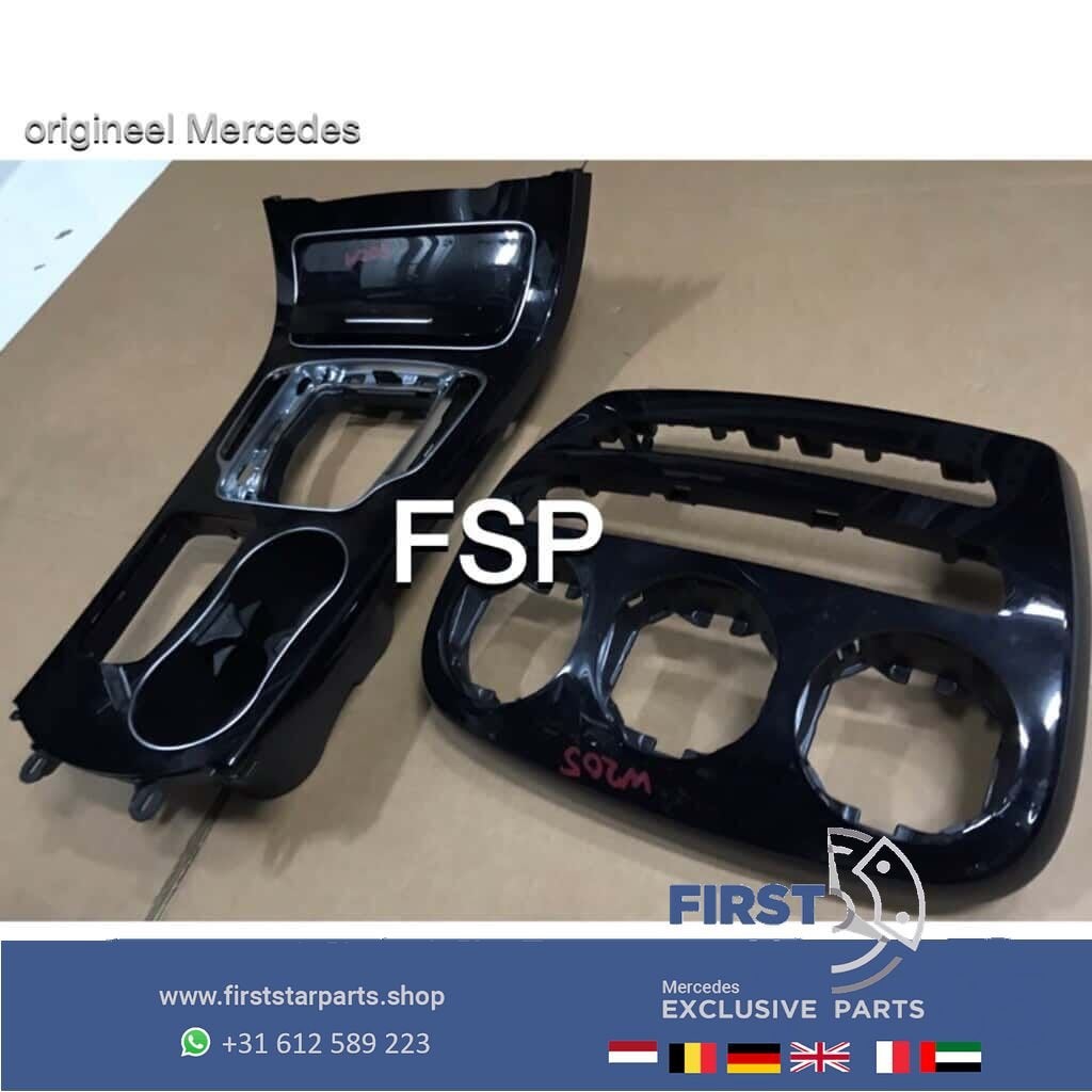 W205 W253 middenconsole Mercedes C Klasse / GLC zwart centre, Gebruikt, -, Ophalen of Verzenden, -