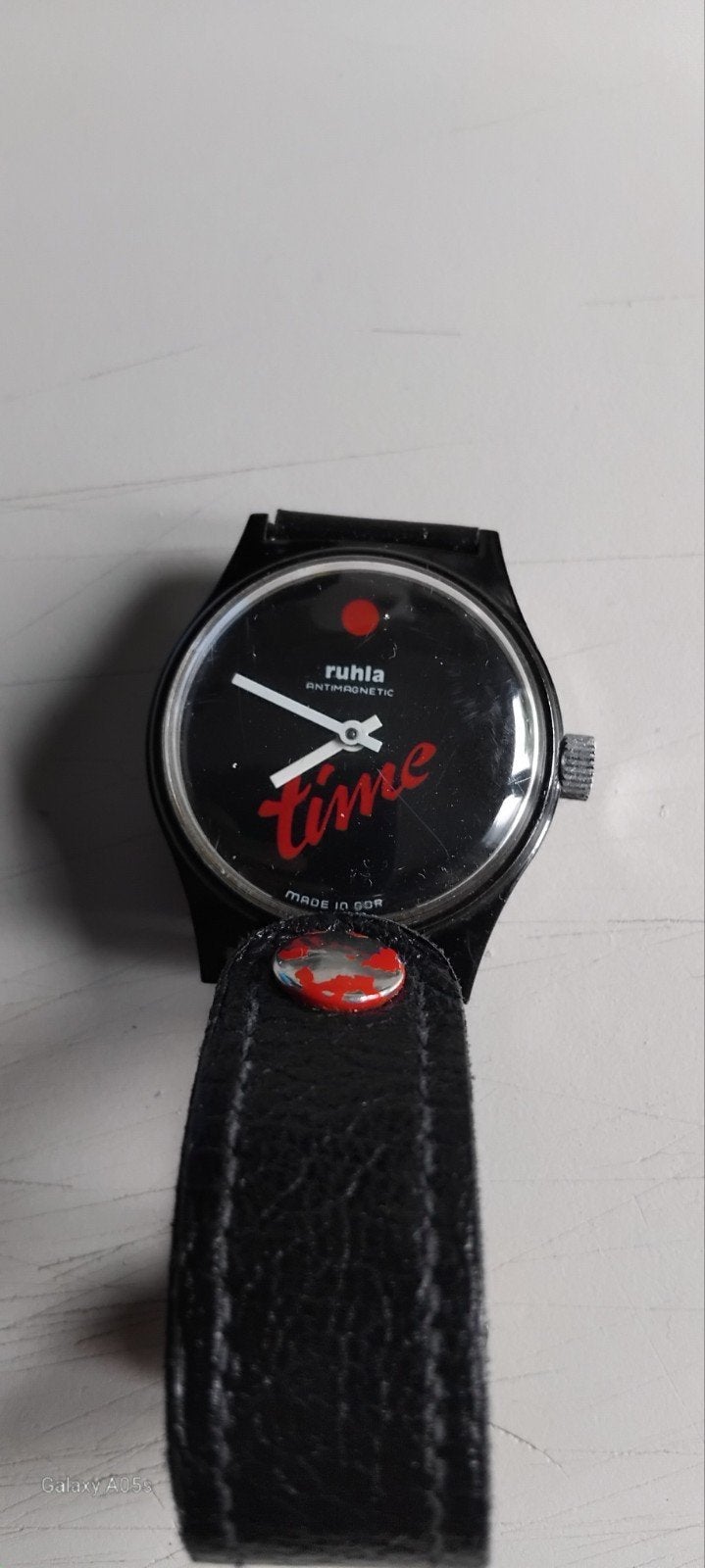 Vintage Ruhla Antimagnetic Polshorloge - Made in GDR, Sieraden, Tassen en Uiterlijk, Horloges | Antiek, Overige merken, Overige materialen