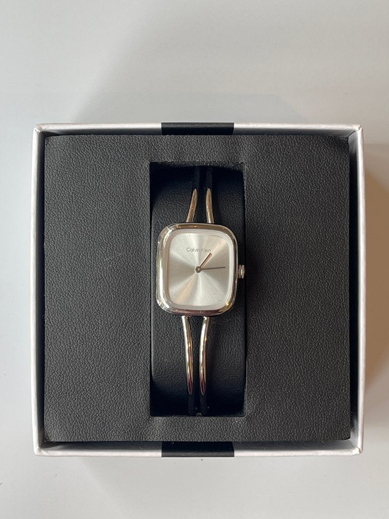 Calvin Klein Adore Horloge 25100131 – Zilver – Compleet, Overige merken, Staal, Polshorloge, Ophalen of Verzenden