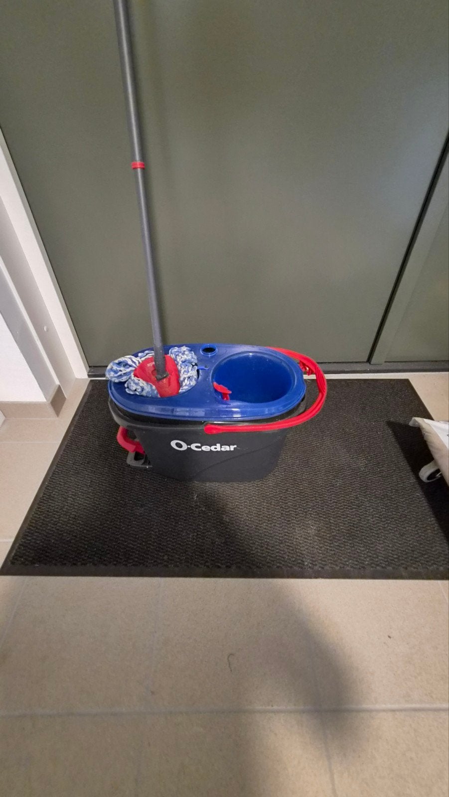 O-Cedar EasyWring & Clean Dweilsysteem met Emmer, Ophalen, Dweilemmer, -bak, of -wagen