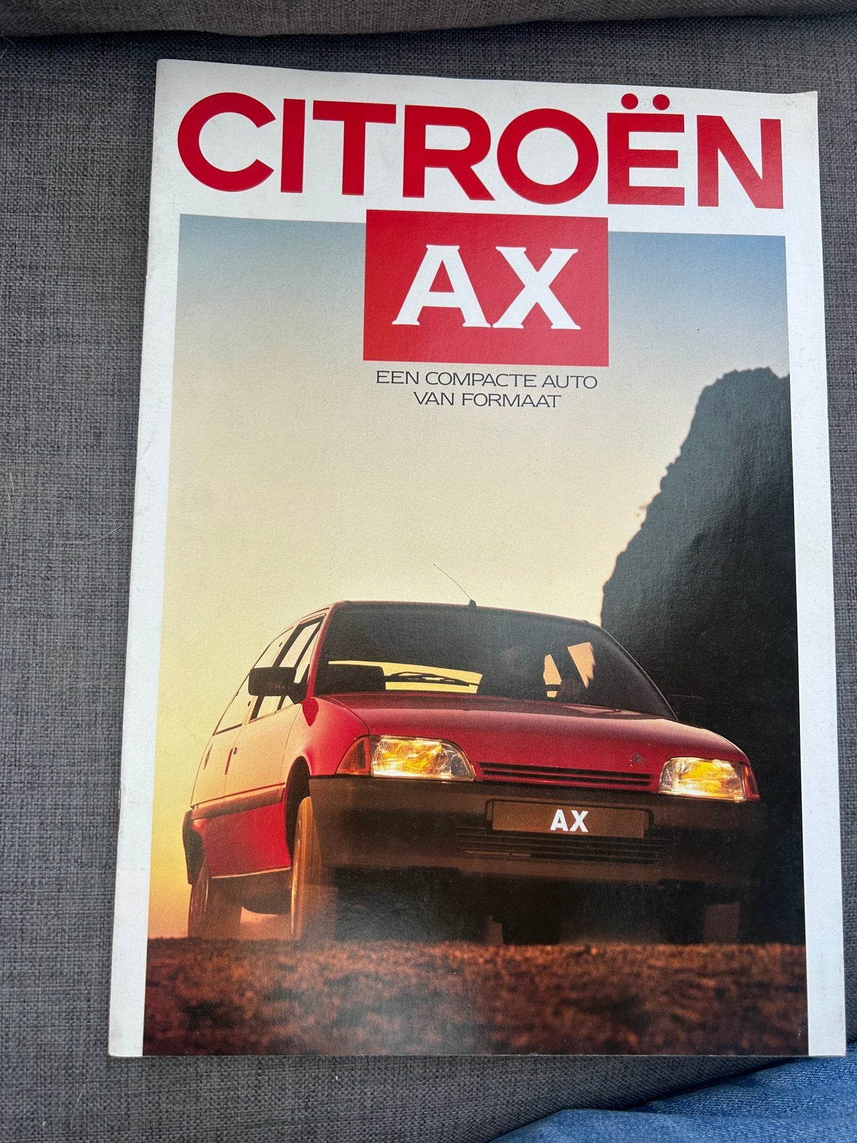 Citroën AX 1987 brochure, Ophalen of Verzenden, Zo goed als nieuw, Citroën