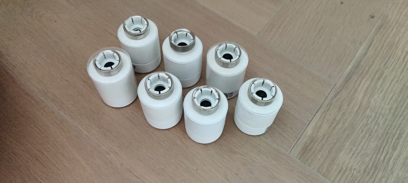 7 Tado slimme radiatorknoppen, Doe-het-zelf en Verbouw, Verwarming en Radiatoren, Ophalen of Verzenden, Zo goed als nieuw