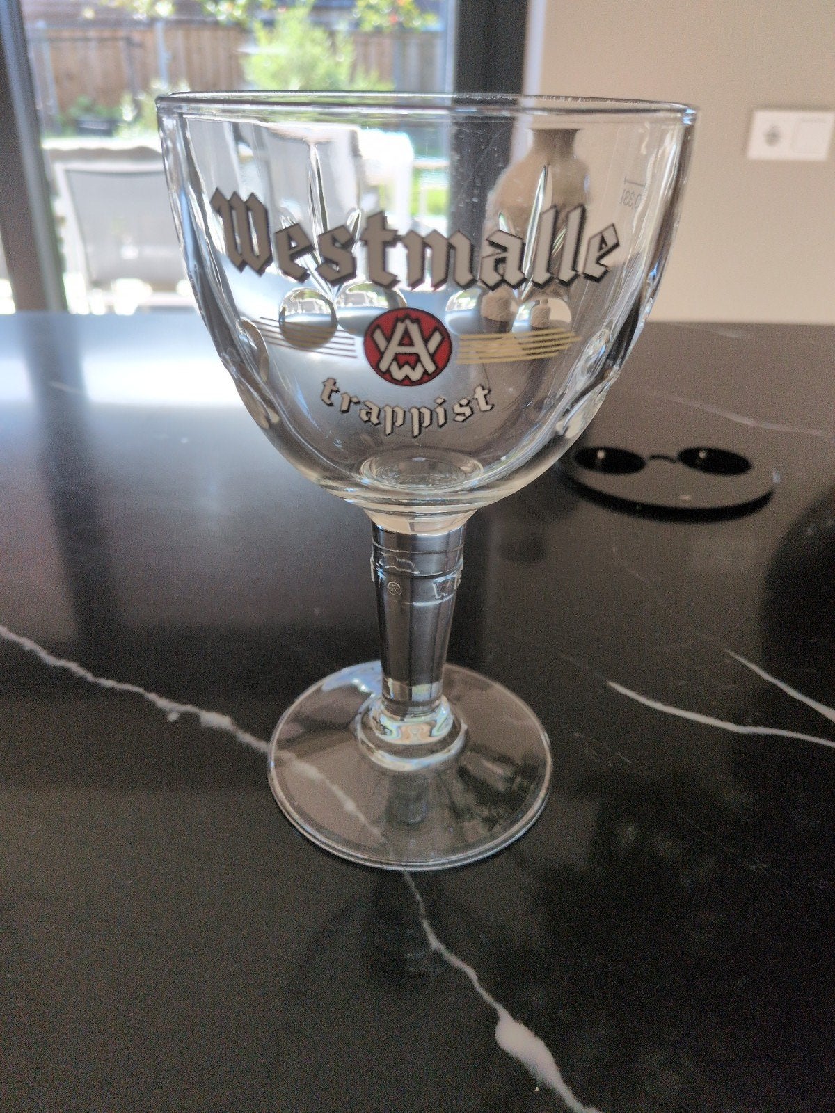 Westmalle Trappist Bierglas - Zo goed als nieuw, Ophalen of Verzenden, Zo goed als nieuw, Overige merken, Glas