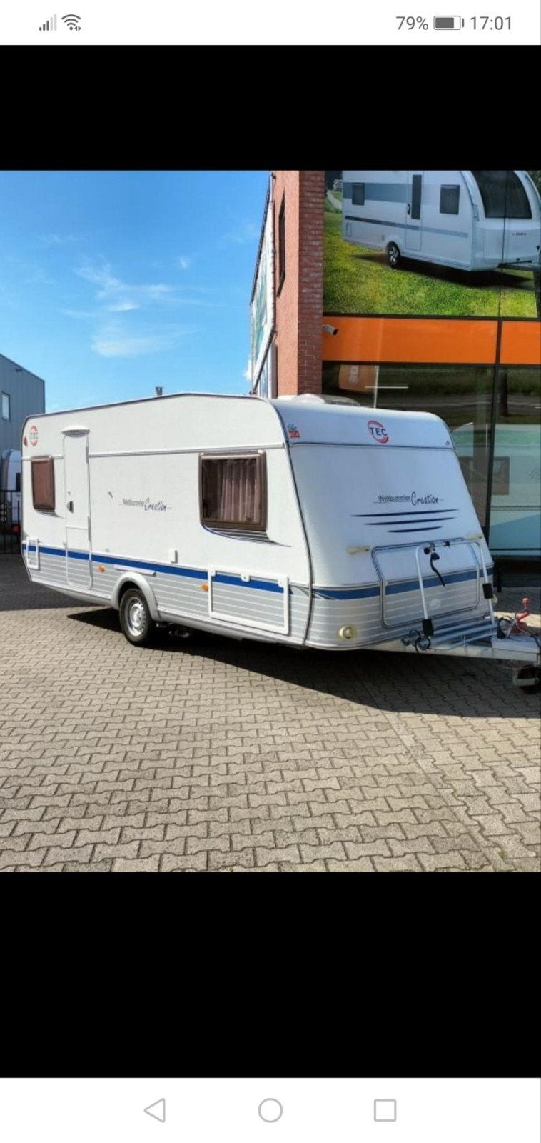 tec travelking, Caravans en Kamperen, Caravans, Kleine zit, Particulier, Tot en met 3, Mover