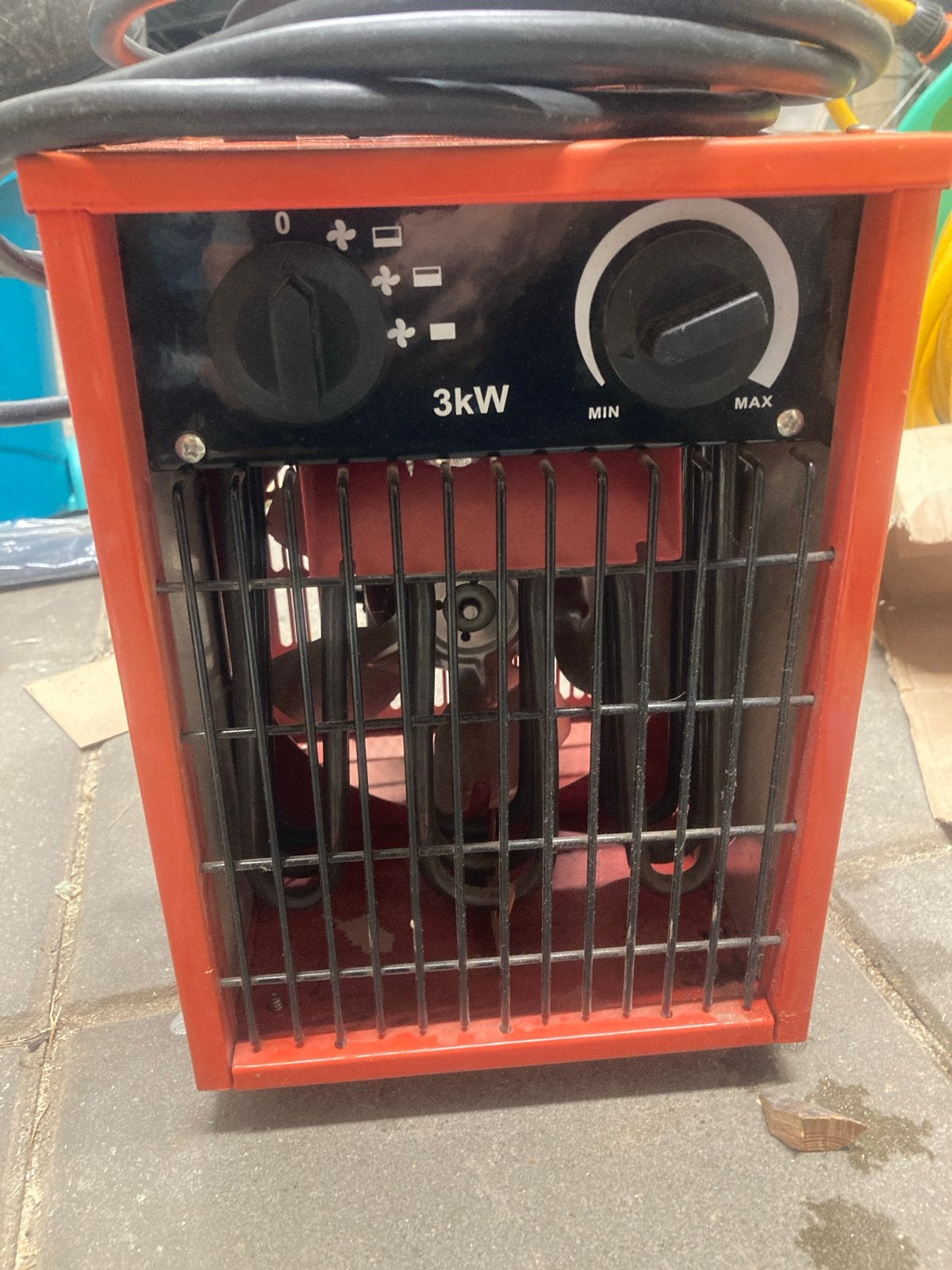 Elektrische kachel 3kW - Krachtige verwarming, 30 tot 80 cm, Gebruikt, Kachel, Minder dan 60 cm