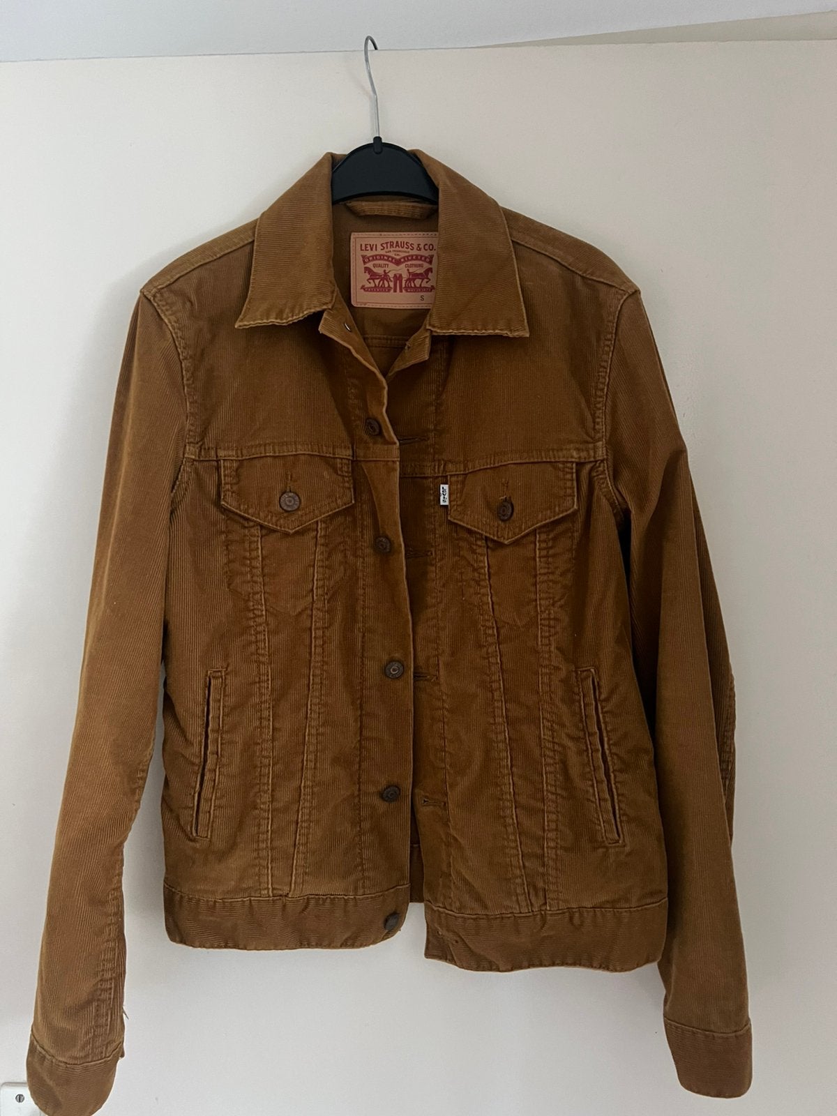 Levi’s jasje, Ophalen of Verzenden, Gedragen, Maat 46 (S) of kleiner, Bruin