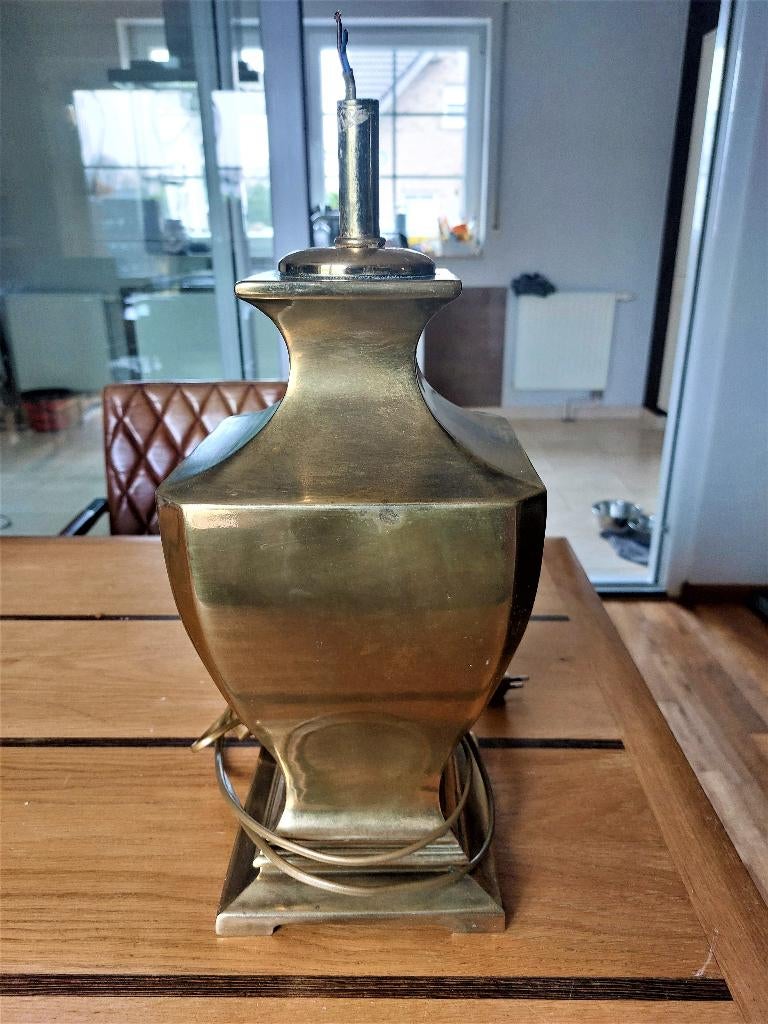 Vintage lamp van Lustrerie Deknudt, Ophalen, Overige materialen, Gebruikt, Minder dan 50 cm