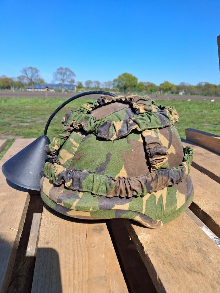 Unieke Soldaten Helm Hanglamp - Stoere Jongenskamer, Ophalen, Overige materialen, Gebruikt, Militair, Avontuurlijk, Stoer