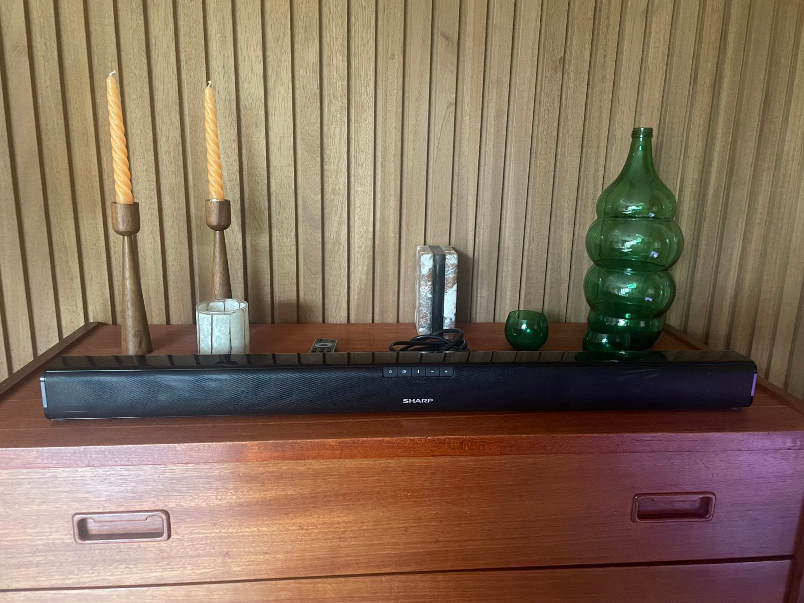 Sharp HT-SB110 Soundbar voor tv, Ophalen of Verzenden, Bluetooth, Zo goed als nieuw