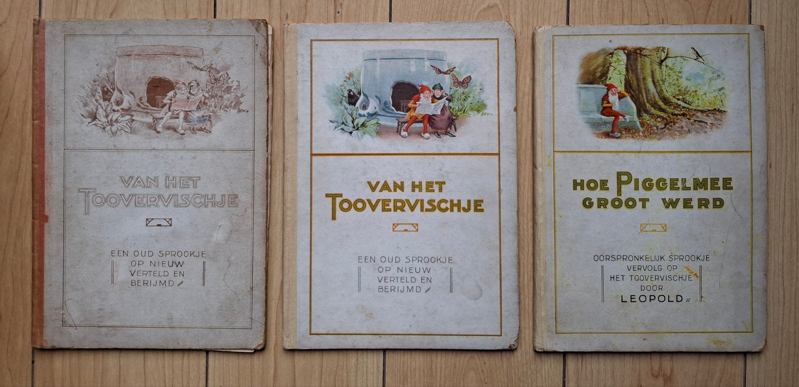 Van het Toovervischje 2x Hoe Piggelmee groot werd. € 25,--, Ophalen of Verzenden, Gelezen, Plaatjesalbum