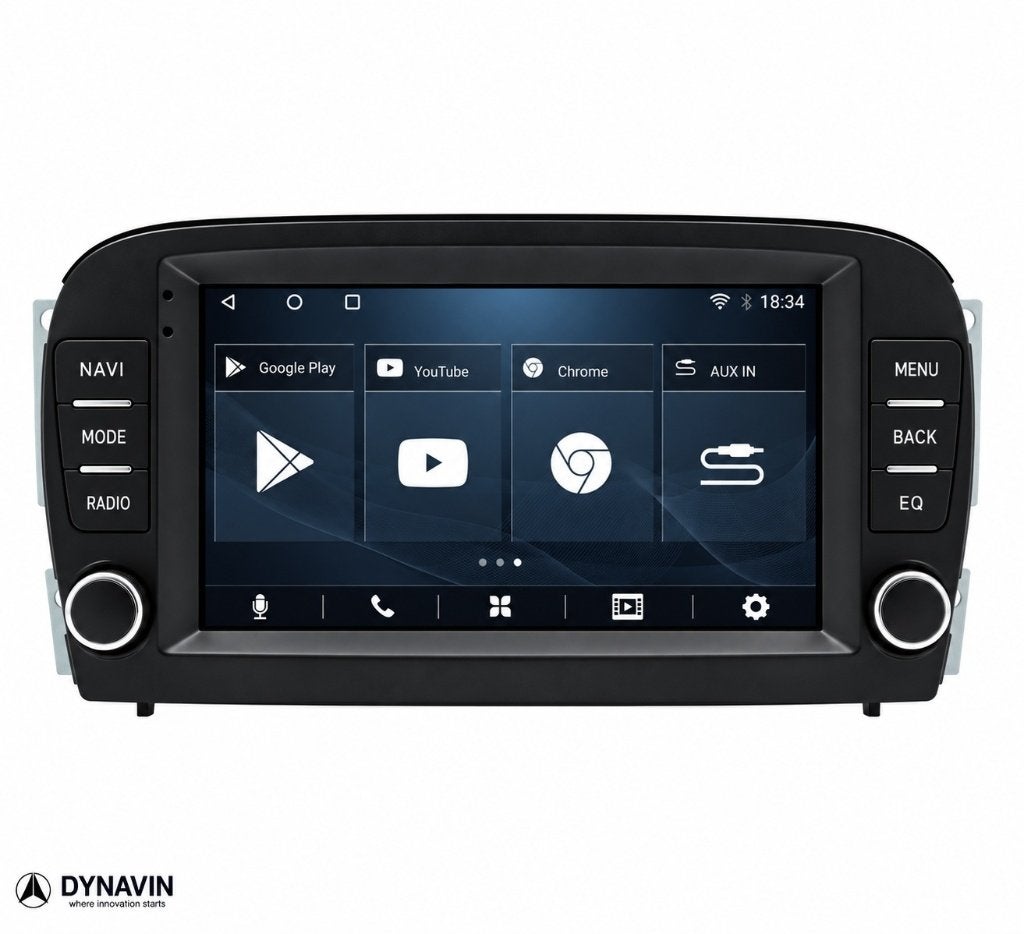 apple carplay mercedes SL R230 carplay android auto Dynavin, Auto diversen, Ophalen of Verzenden, Dynavin, Verkoop@inbouwnavigatie.com