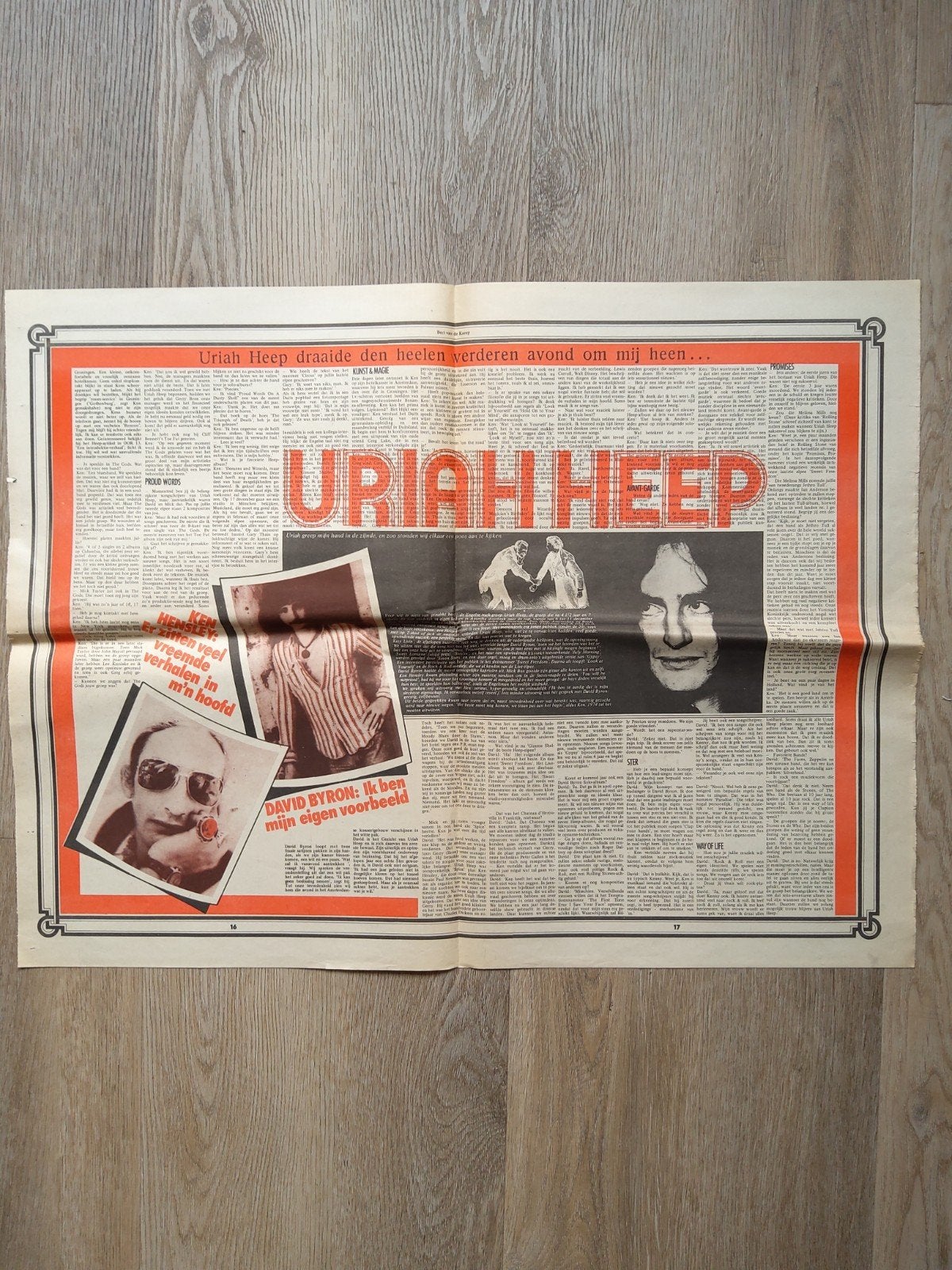 Uriah Heep, Ophalen of Verzenden, Boek, Tijdschrift of Artikel