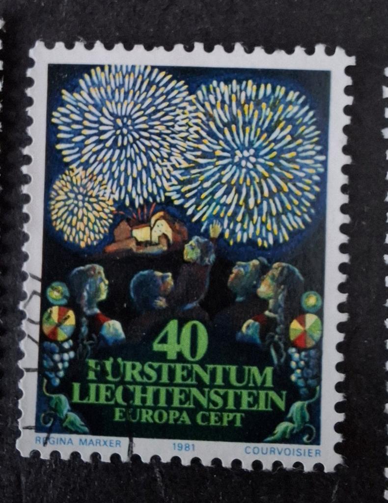 Liechtenstein 48 vuurwerk, Ophalen of Verzenden, Overige thema's