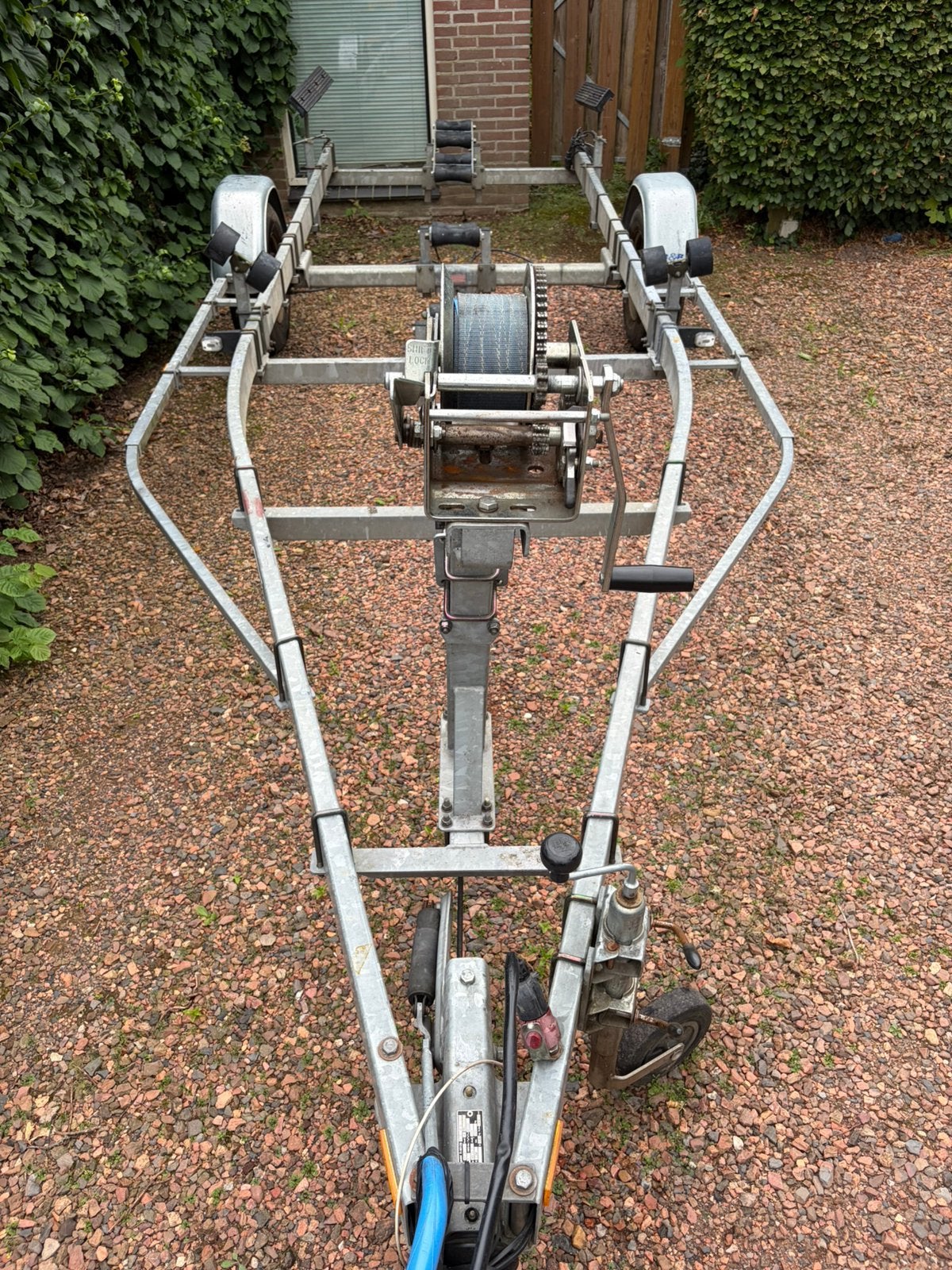 Kalf trailer 1500KG -Geremd- In goede staat!, Watersport en Boten, Boottrailers, Ophalen, Gebruikt, Met rollen