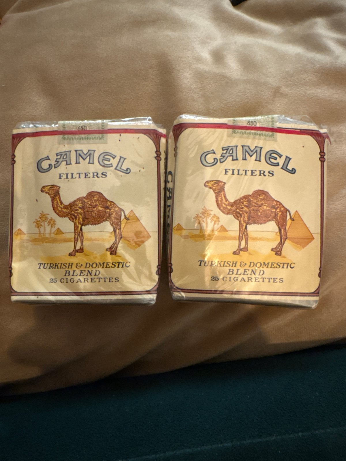 Vintage Camel Filters Sigarettenpakjes - Ongeopend, Ophalen of Verzenden, Nieuw, Overige typen
