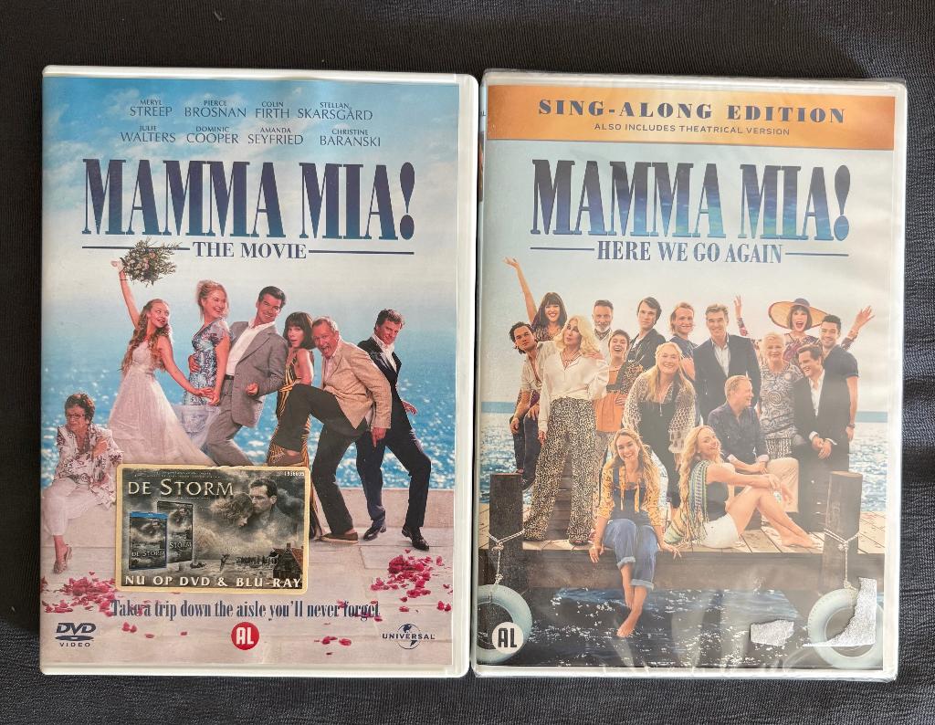 Mama Mia dvd’s, Alle leeftijden, Ophalen of Verzenden, Zo goed als nieuw