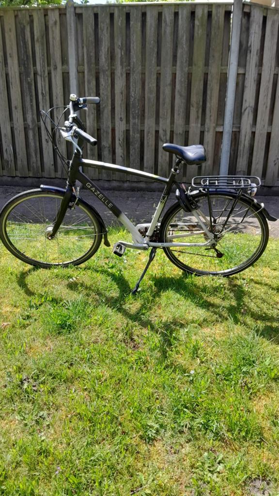 Nette gazelle herenfiets met 27 versnellingen, Fietsen en Brommers, Fietsen | Heren | Herenfietsen, Ophalen, Velgrem, Versnellingen